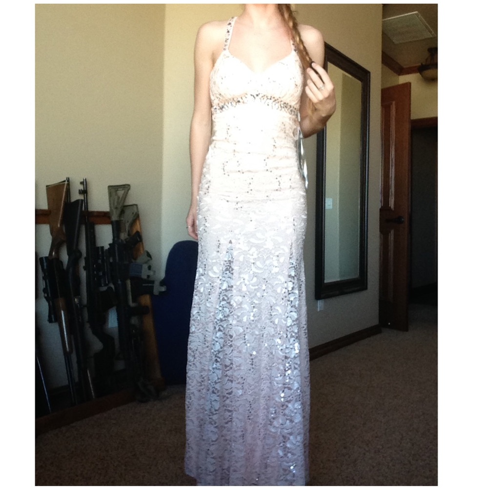 Pink Mermaid Prom Dress